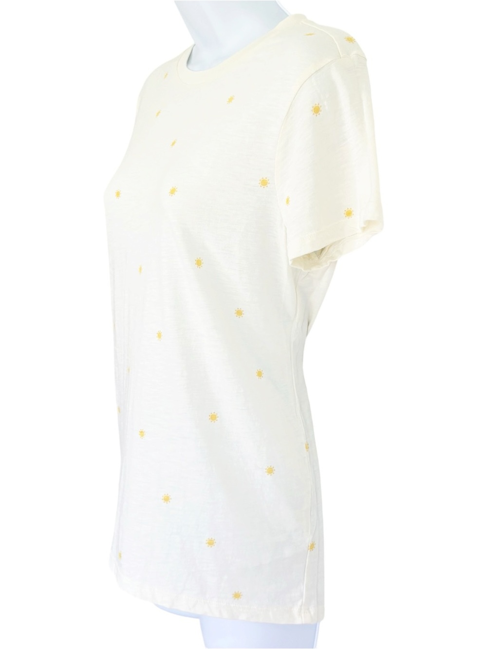 MARINE LAYER Sunshine Sun Print Cream Cotton Modal T-Shirt Tee Small - Picture 2 of 8